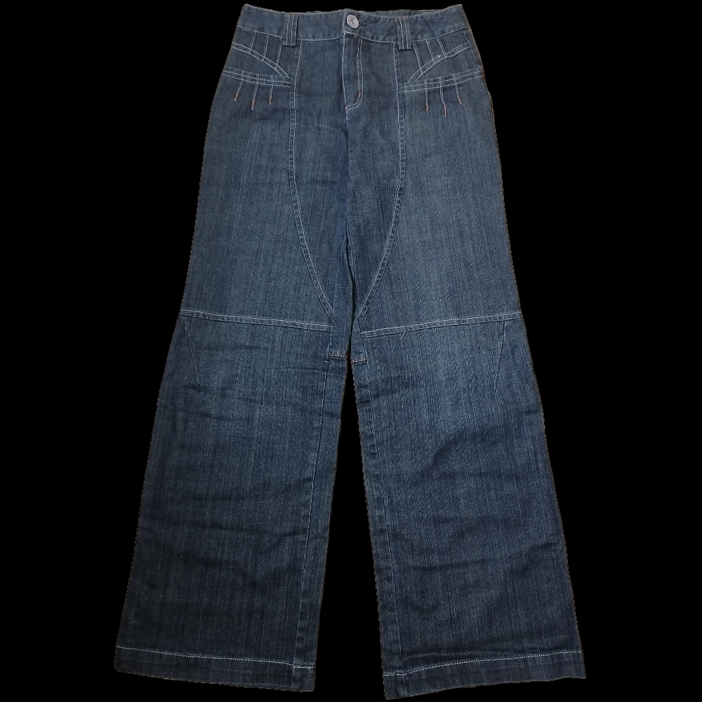 vintage unisex high waist wide leg Jeans by ESBACK